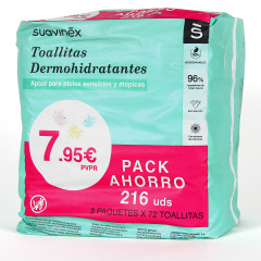 Suavinex Toallitas Húmedas baby Wipes 72 unidades pack Triplo