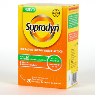 Supradyn Energy Doble Acción 20 Sticks