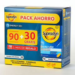 Supradyn Energy 50+ 90 comprimidos PACK Promo 30 comprimidos gratis