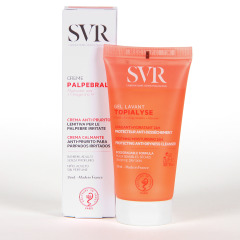 SVR Palpebral Crema 15ml REGALO Minitalla Topialyse Gel Lavante 55 ml