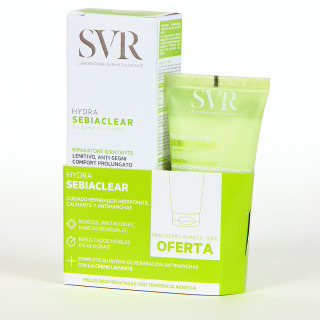 SVR Pack Sebiaclear Hydra 40 ml REGALO Minitalla Crema Lavante 55 ml