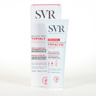 SVR Topialyse Baume Protect+ 200 ml con Topialyse Concentrado Lavante 100 g de Regalo