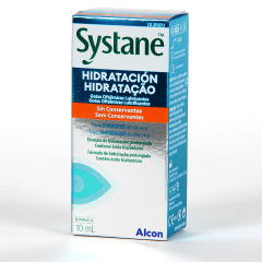 Systane Hidratación gotas oftálmicas lubricantes sin conservantes 10ml