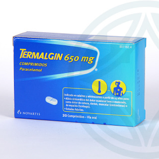 Termalgin 650 mg 20 comprimidos