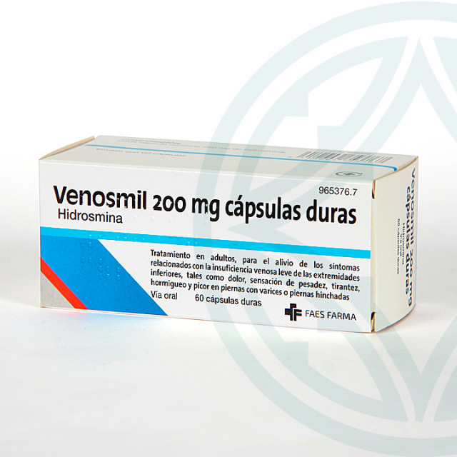 Venosmil 200 Mg 60 Cápsulas | Hidrosmina | Farmacia Jiménez