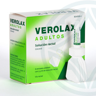 Verolax Adultos 6 enemas solución rectal