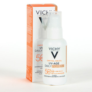 Vichy Capital Soleil UV Age Daily Water fluid color Tono Medium SPF50+ 40ml