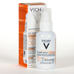 Vichy Capital Soleil UV Age Daily Water fluid color Tono Medium SPF50+ 40ml