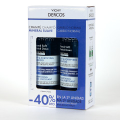 Vichy Dercos Mineral Champú PACK Duplo