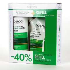 Vichy PACK Dercos Anticaspa Seca Champú + Refill Precio Ahorro