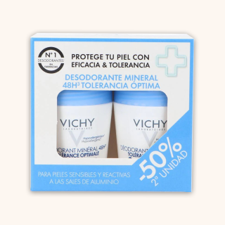 Vichy PACK Duplo Desodorante Mineral Tolerancia Optima 48H