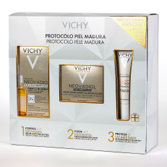 Vichy PACK Neovadiol Meno 5 Bi Serum y Post Menopausia Crema de día REGALO Minitalla Capital Soleil UV Age SPF50+