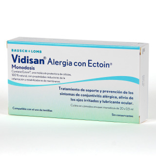 Vidisan Alergia con Ectoin Colirio 20 monodosis