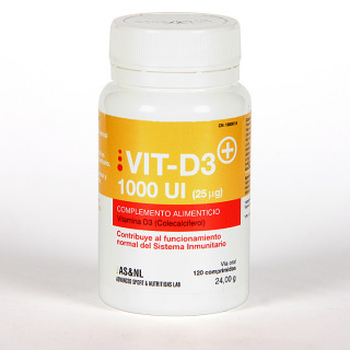 Vitamina D3 1000 UI AS&NL 120 comprimidos Niños