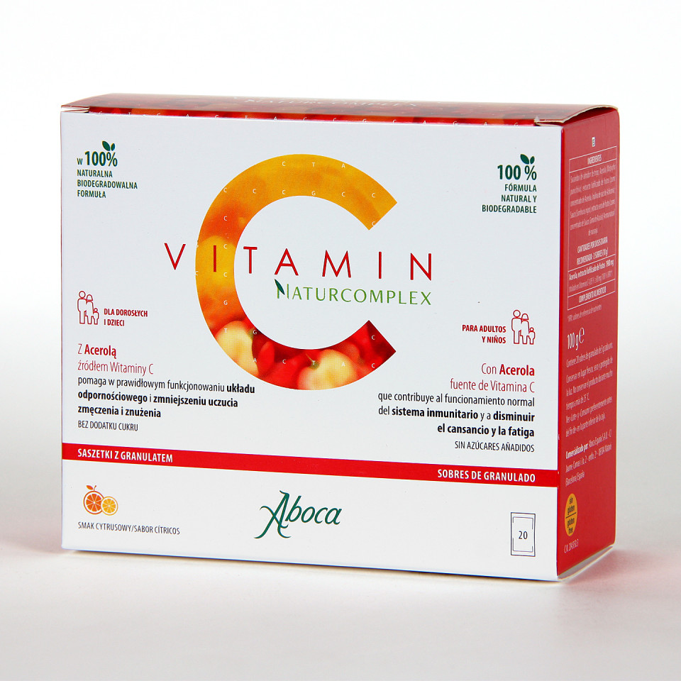 Aboca Vitamin C 20 Sobres Farmacia Jiménez