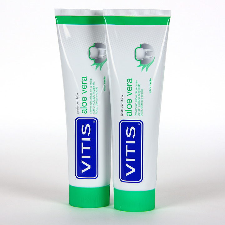 Toothpaste Vitis Aloe Vera 2 Units 150 ml