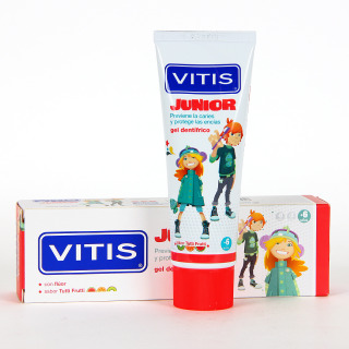 Vitis Junior gel dentífrico 75 ml