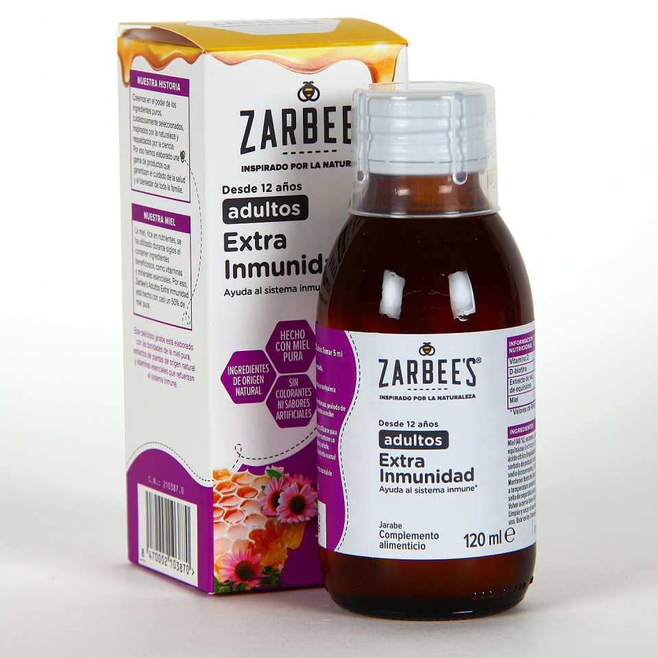 Zarbees Jarabe Adultos Extra Inmunidad 120 ml Farmacia Jiménez