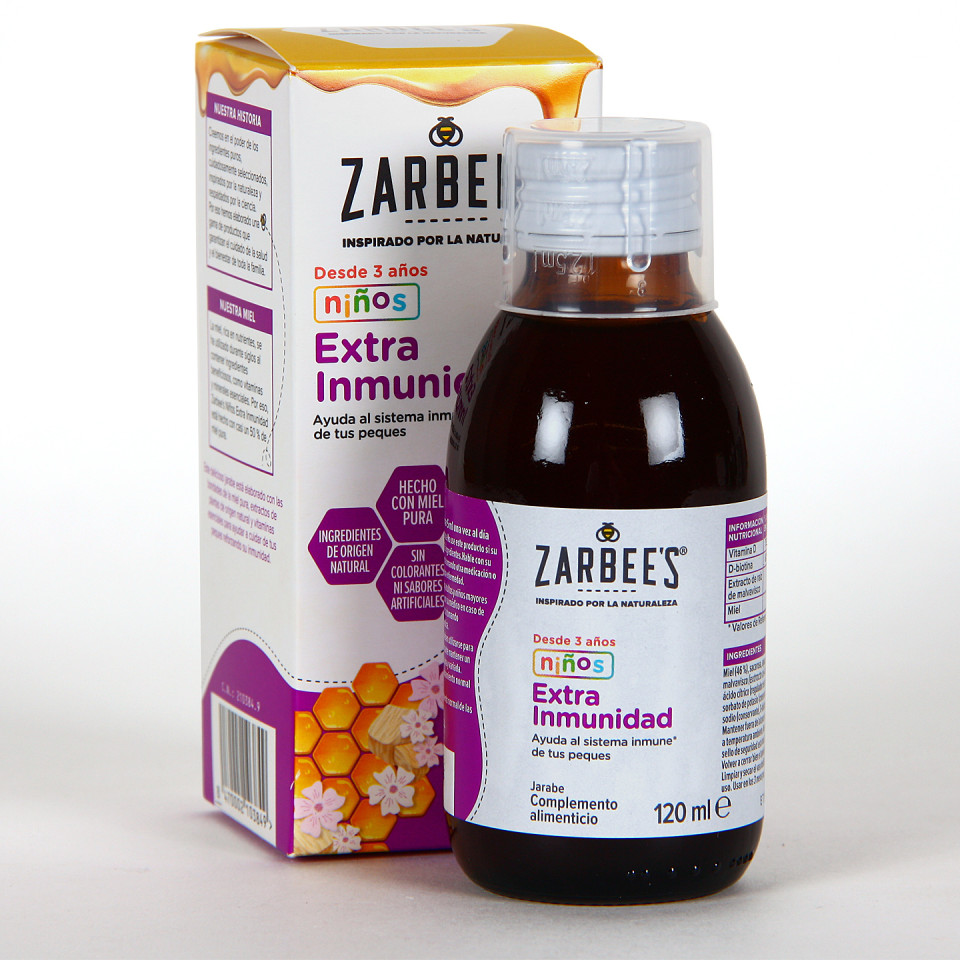 Zarbees Jarabe Ni Os Extra Inmunidad Ml Farmacia Jim Nez