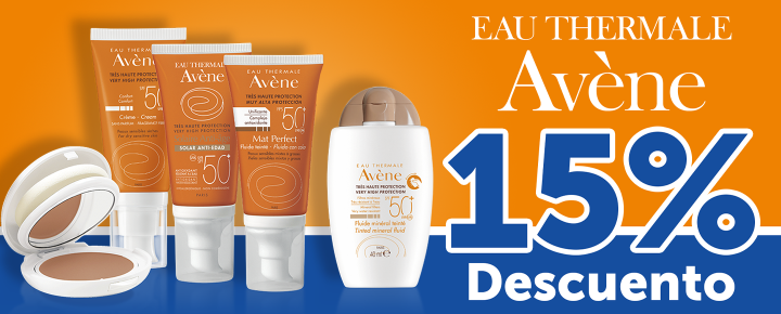 Promoción: Avène | 15% de Descuento en Avène Fotoprotección