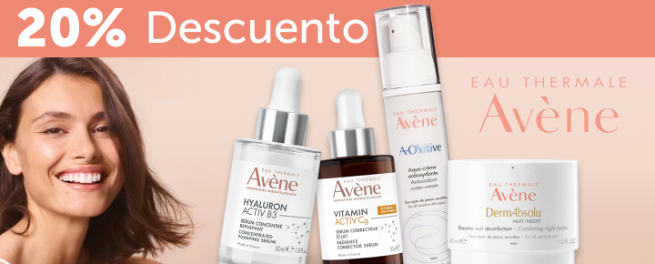 Promoción: AVÈNE | 20% Descuento en sus gamas Antiedad