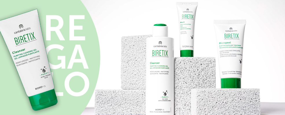 BIRETIX | Regalo de Biretix Cleanser por la compra de productos Biretix