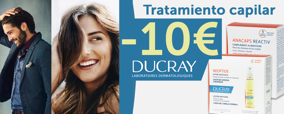 DUCRAY | 10€ de Descuento en cada producto Anticaída