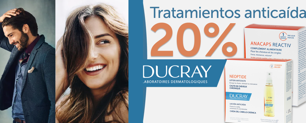 Ducray | 20% de descuento en Ducray Capilar Anticaída
