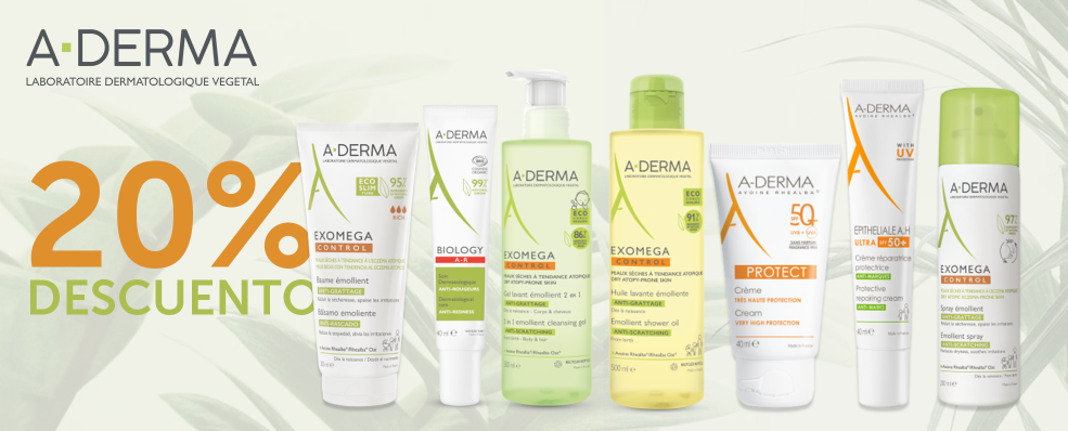 Ducray A-Derma | 20% en todos sus productos