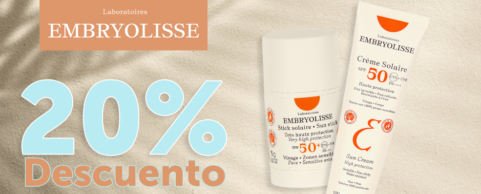 EMBRYOLISSE | 20% de Descuento en Protección Solar