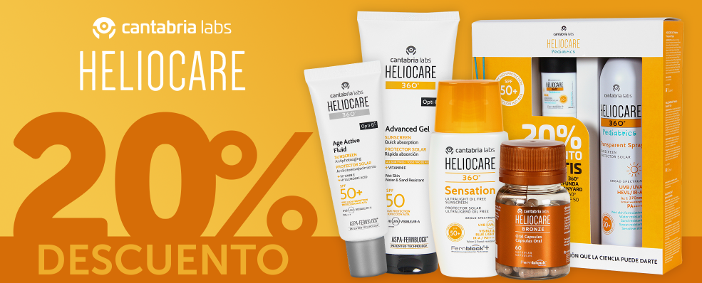 HELIOCARE | 20% de Descuento en todos sus productos