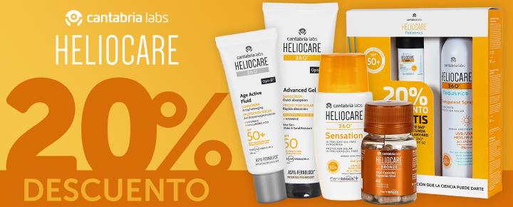 Promoción: HELIOCARE | 20% de Descuento en todos sus productos