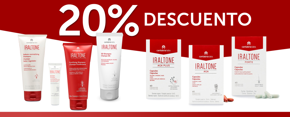 IRALTONE | 20% en todos sus productos