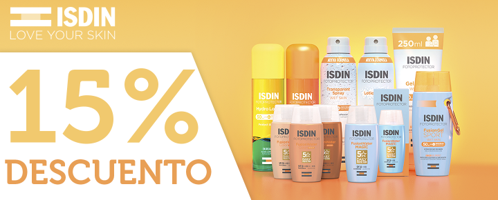 Promoción: ISDIN | 15% en TODO ISDIN Fotoprotección
