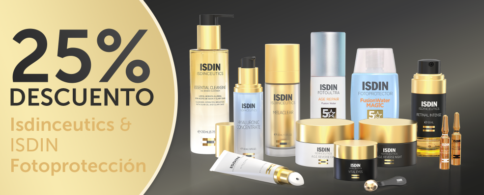 ISDIN | 25% Descuento en Isdinceutics y fotoprotección