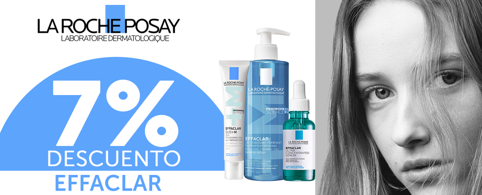 La Roche Posay | 7% Descuento en Effaclar