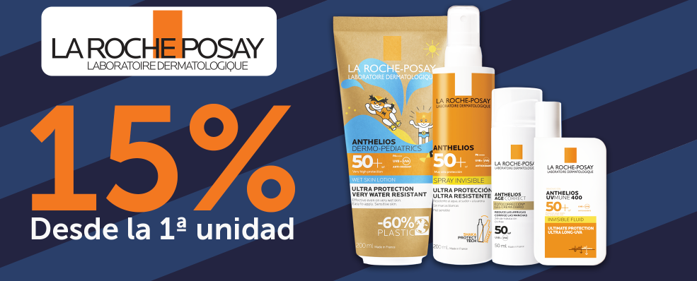 La Roche-Posay Anthelios | 15% de Descuento en todo Anthelios