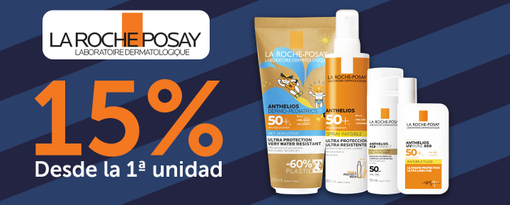 Promoción: La Roche-Posay Anthelios | 15% de Descuento en todo Anthelios