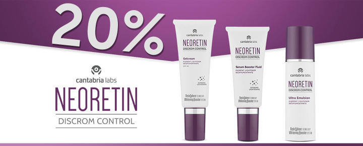 Promoción: NEORETIN | 20% Descuento en Neoretin despigmentantes