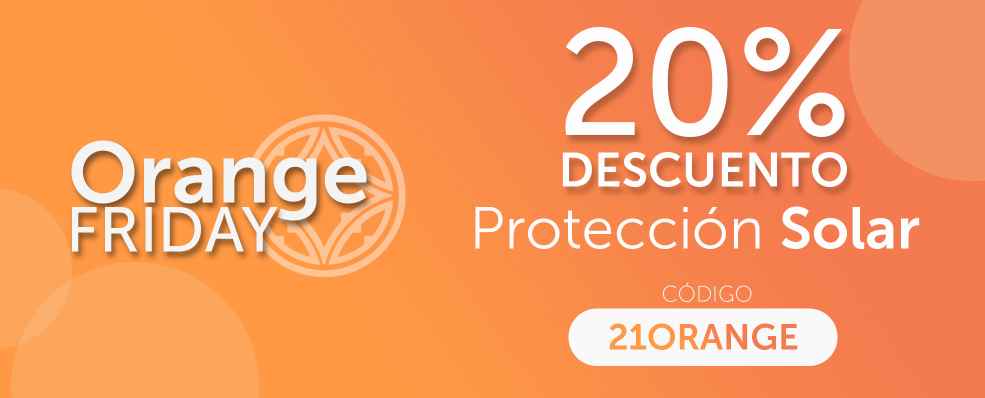 ORANGE Friday - 20% Descuento en TODA la Protección Solar de la web