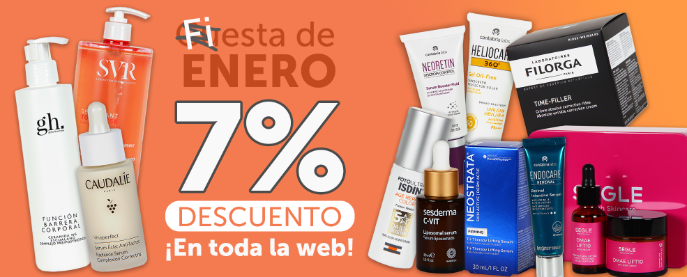 Rebajas de Farmacia Jiménez, ¡llega la fiesta de enero!