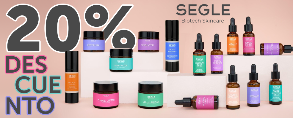 SEGLE | 20% de Descuento en todos sus productos