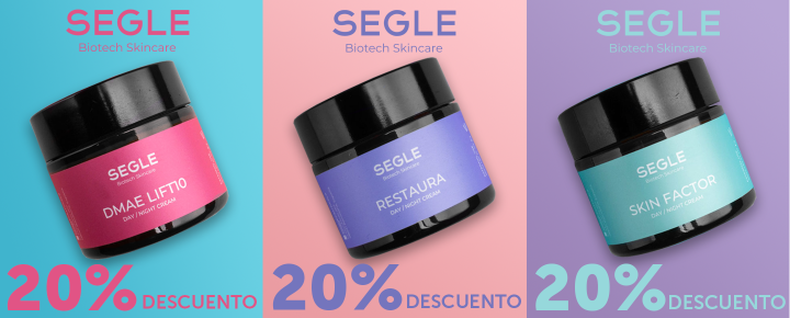 Promoción: SEGLE | 20% Descuento en sus 3 gamas antiedad: ¡DMAE, Restaura y Skin Factor!