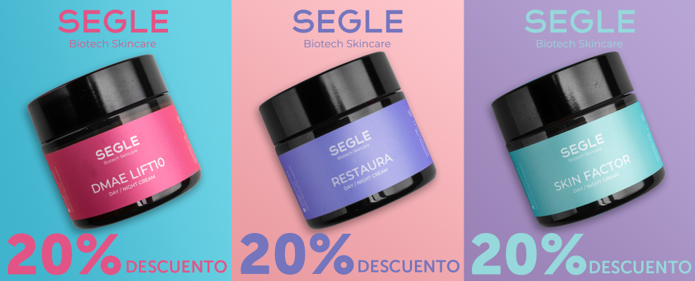 SEGLE | 20% en gamas DMAE, Restaura, Collagen NAD+ y Skin Factor oferta septiembre 2026