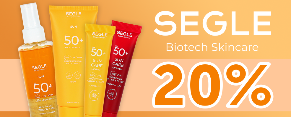 SEGLE | 20% en toda la Protección Solar Segle