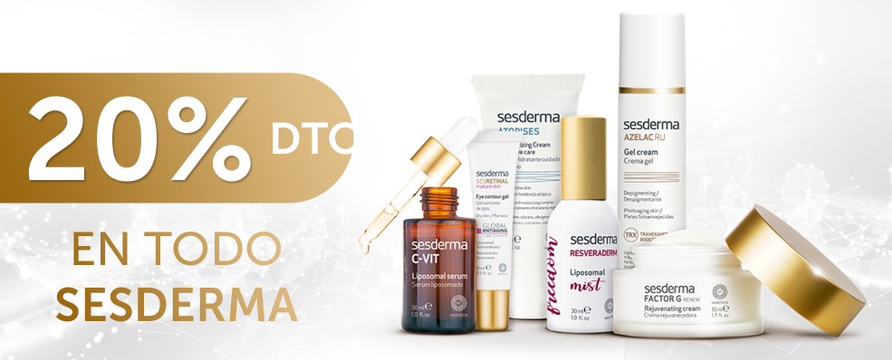 SESDERMA | 20% de Descuento en TODO