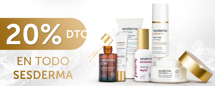 Promoción: SESDERMA | 20% de Descuento en TODO