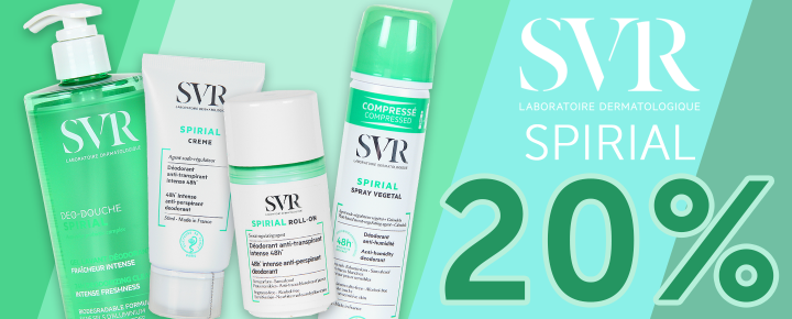 Promoción: SVR | 20% en higiene corporal SVR Spirial