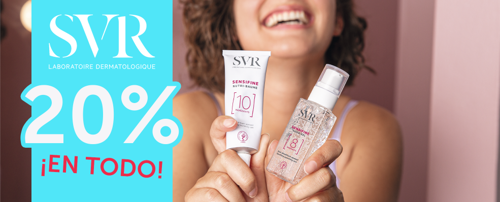 SVR | 20% de Descuento en todos sus productos
