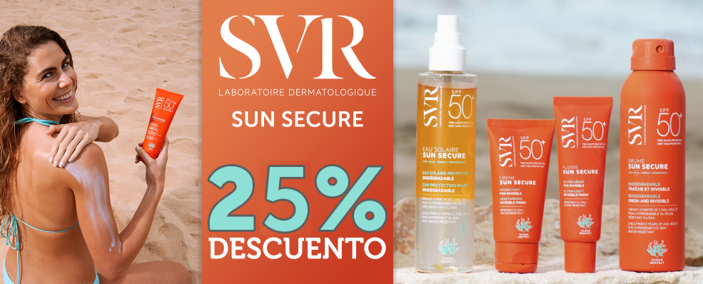 SVR | 25% de Descuento en todos los solares SVR Sun Secure